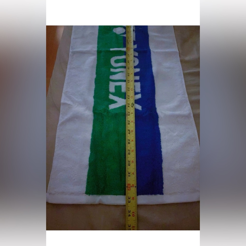 Yonex‎ Sports Towel Badminton Tennis Sports White Cotton 100% - Picture 5 of 9
